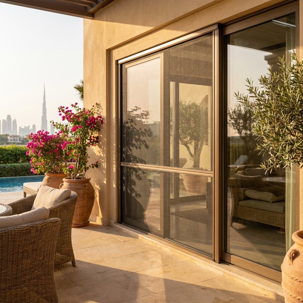 Retractable patio door