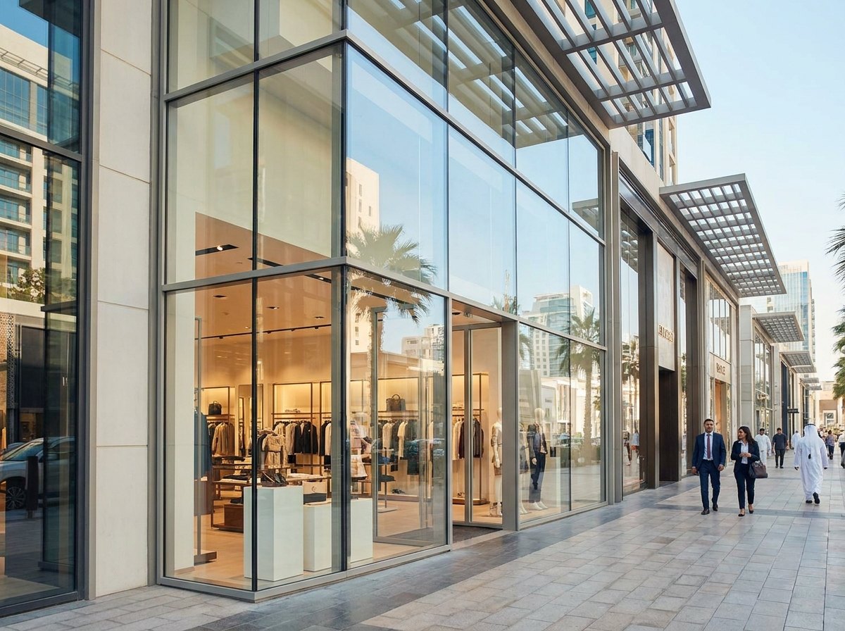 Shopfront glazing